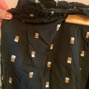 Ava & Viv black paper bag shorts